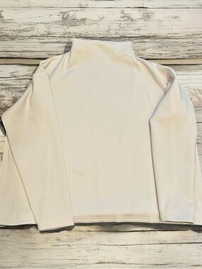 ADAY Soft Ivory Mock Neck Top